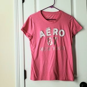 Pink Aéropostale shirt